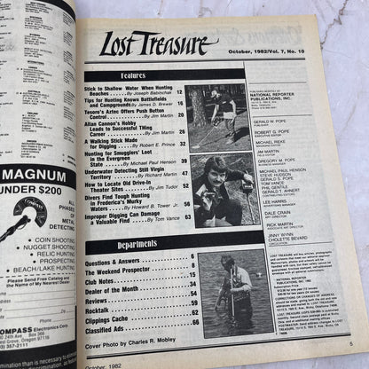 1982 Oct - Lost Treasure Magazine - Treasure Hunting Gold Prospecting M15