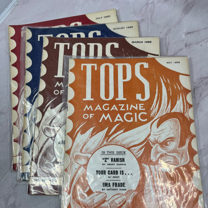 Tops Magazine of Magic 1955-56 Lot of 14 Issues TK3