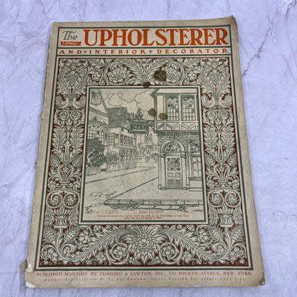 1929 The Upholsterer and Interior Decorator Handbook Magazine No.6 TK3
