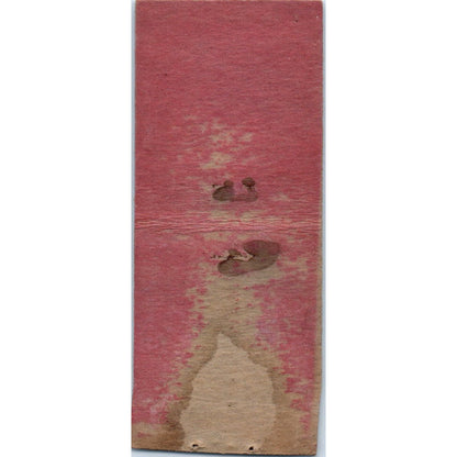 Club White Star Horse Racing 6344 N. Clark St. Vintage Matchbook Cover SD4-Y7