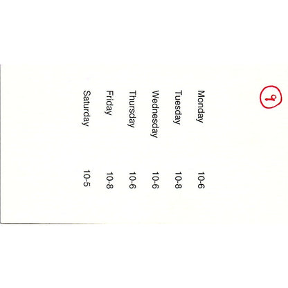 Luv2Scrapbook Karen Monroe Barb Moss Ft Wayne IN Vintage Business Card SC9-B11