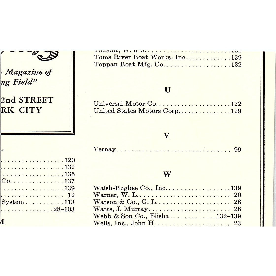 Viking Sea Cruisers Toms River Boat Works Toms River NJ 1932 Ad AG2-M19