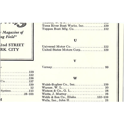 Viking Sea Cruisers Toms River Boat Works Toms River NJ 1932 Ad AG2-M19