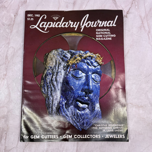Christus Dolorosus in Lapis Lazuli - Lapidary Journal Magazine - Dec 1982 M22