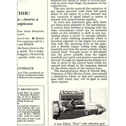 Cousens & Pratt Sailmakers Boston MA - 1931 Champ Robin Wamsutta 1932 Ad AG2-H3