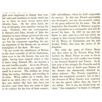 Death of Dom Pedro Conrad Ermish 1911 Engraving Print AF5-7