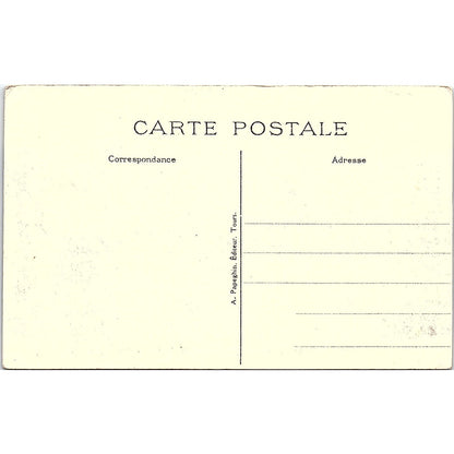 Vue Generale Vers La Gare French Antique Postcard PE10