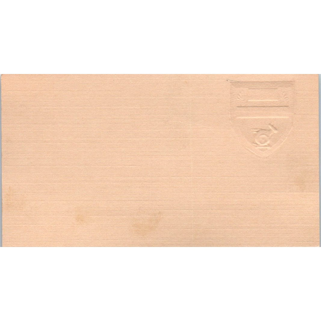 CBR Printing Ken English Houston Texas Vintage Business Card SD4-B3