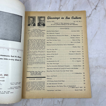 1973 Jan - Gleanings in Bee Culture Magazine - Bees Beekeeping Honey M9