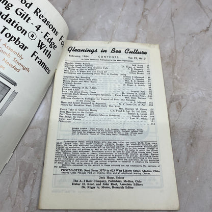 1964 Feb Gleanings in Bee Culture Magazine Bees Beekeeping Honey TD7
