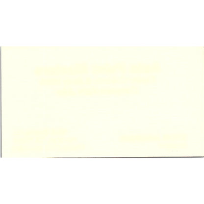 James W Holden Senior Inspector City of Houston Vintage Business Card SC9-B2