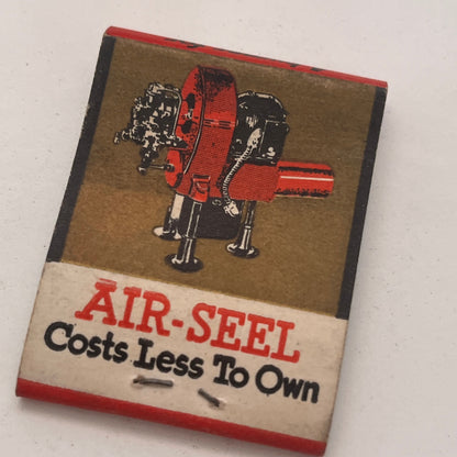 Silent Glow Oil Burner Air-Seel Vintage Matchbook Cover TB8-MB2-5