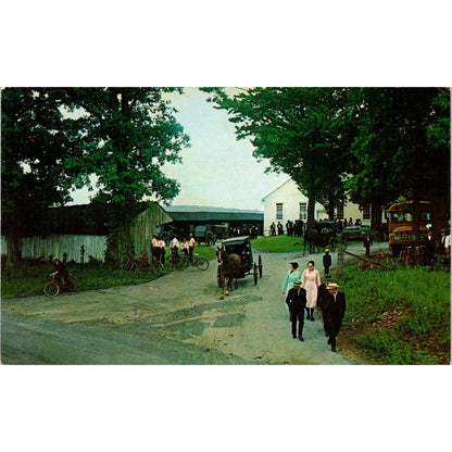 Bowmansville Old Order Mennonite Meeting House PA Dutch Country Postcard PD7