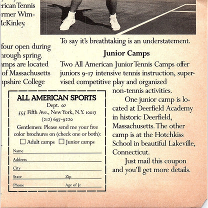 Naples Bath and Tennis Club Cliff Buchholz FL 1977 Ad AF3-M2