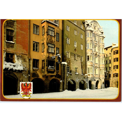 Innsbruck Altstadt Herzog-Friedrich Straße Mit Helblinghaus 4x6 Postcard PD1