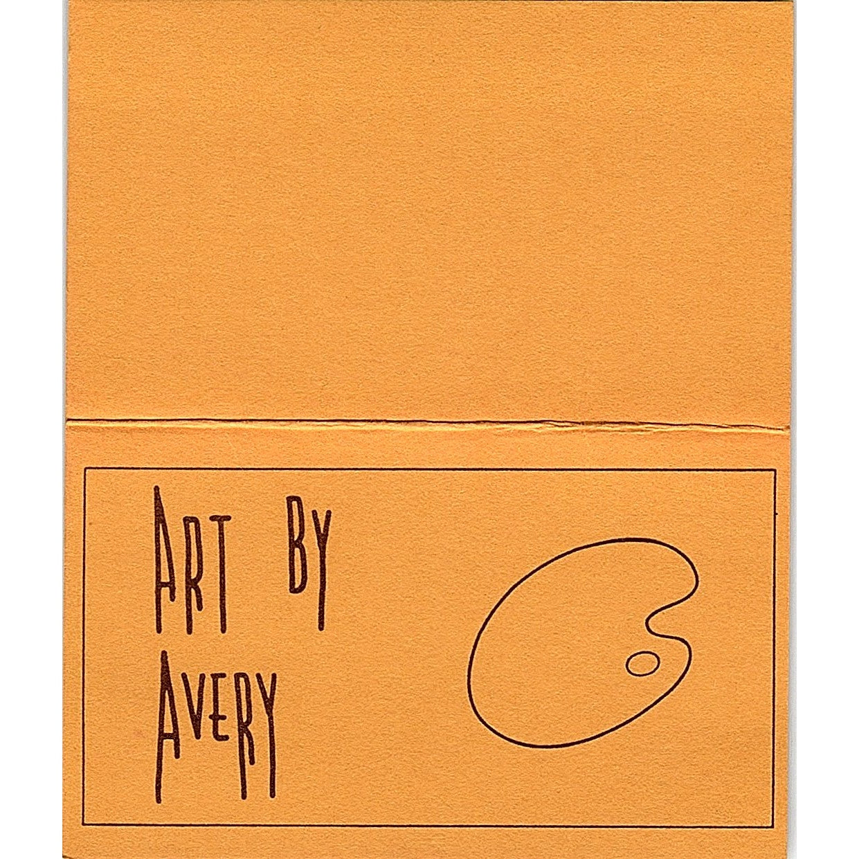 Art by Avery - David Avery Vintage Business Card SE3-B11
