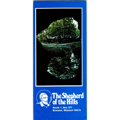 Vintage The Shepherd of the Hills Branson MO Map & Travel Brochure TF4-B1