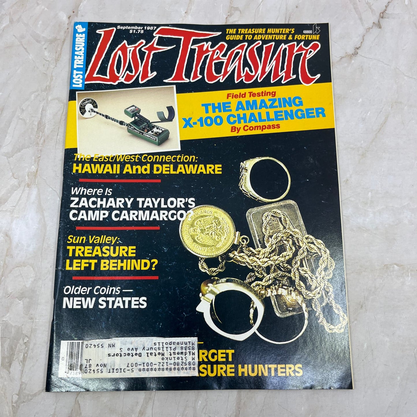 1987 Sept - Lost Treasure Magazine - Treasure Hunting Gold Prospecting M15