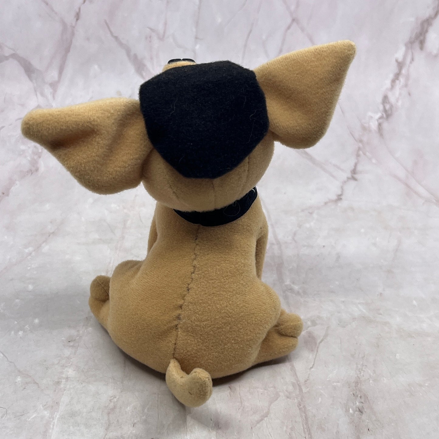 Vintage Yo Quiero Taco Bell Talking Chihuahua Dog Plush Toy 6" Beret Hat TA9