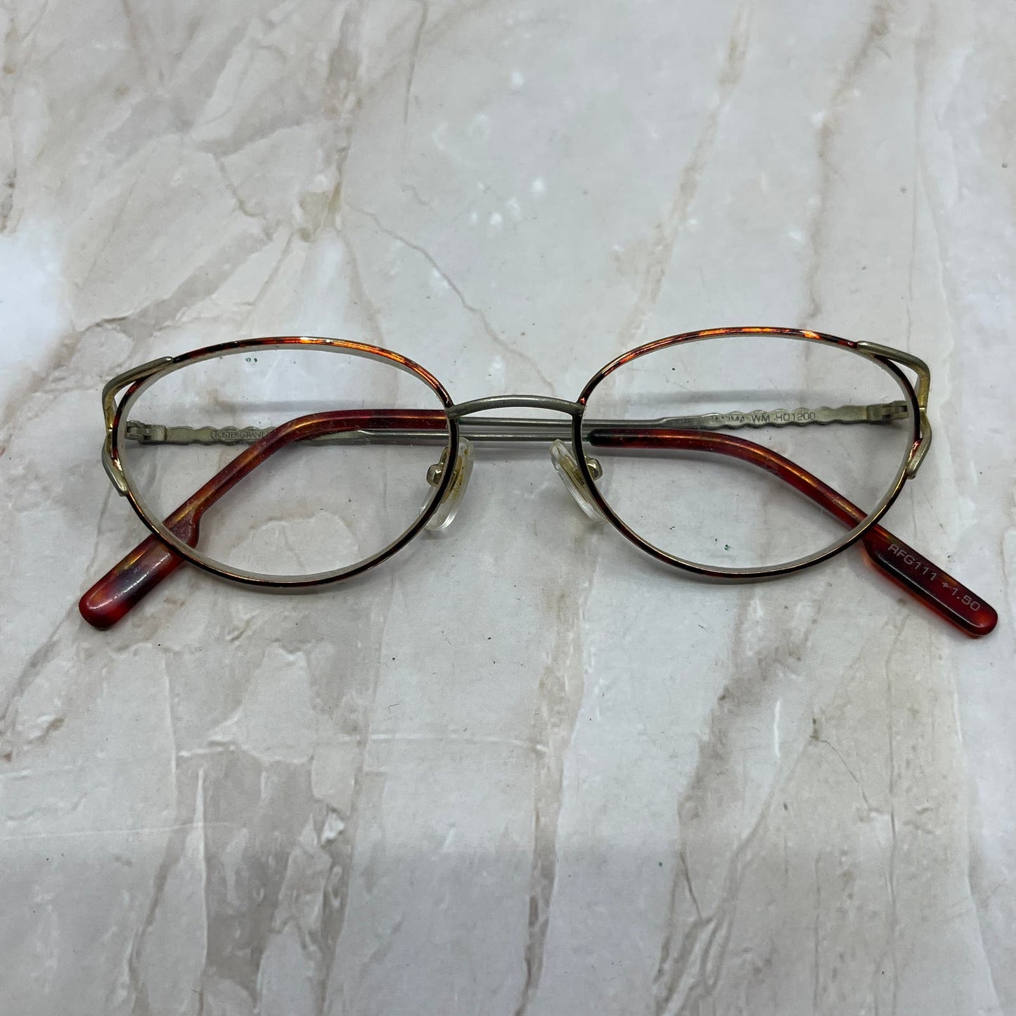 Vintage Reading Glasses RFG111 +1.50 Sunglasses Eyeglasses Frames TE9-G2-3