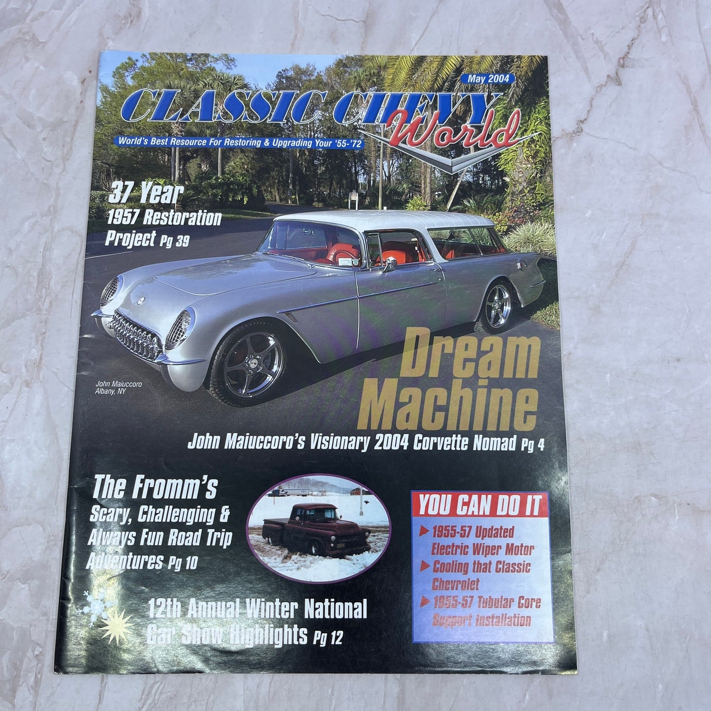 37 Year 1957 Restoration Project - Classic Chevy World Magazine - May 2004 M29