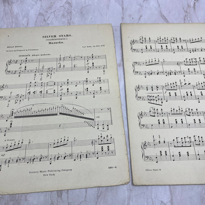 Silver Stars Carl Bohm Op. 327-No.3 Antique Sheet Music Ti5