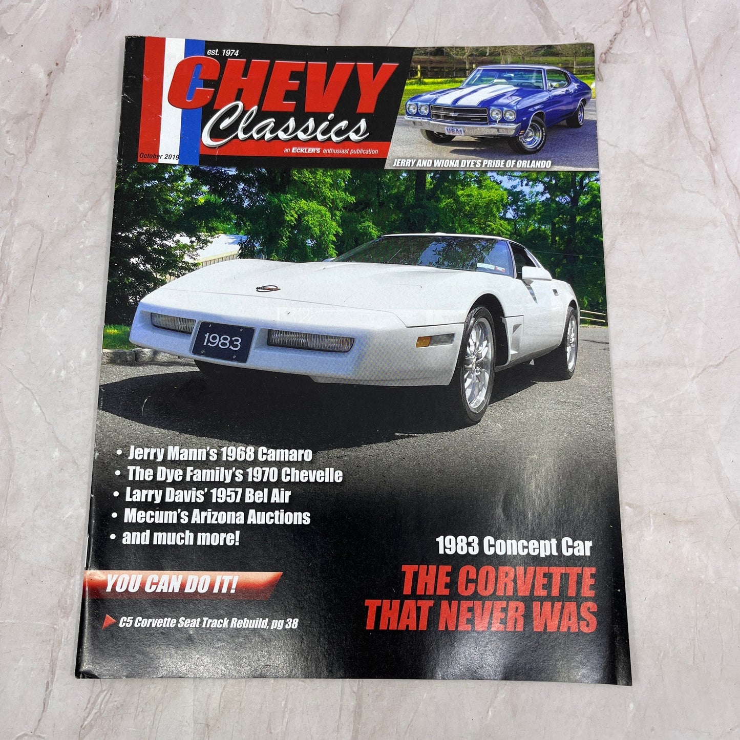 1983 Corvette Concept Car - Chevy Classics Magazine - Oct 2019 M29