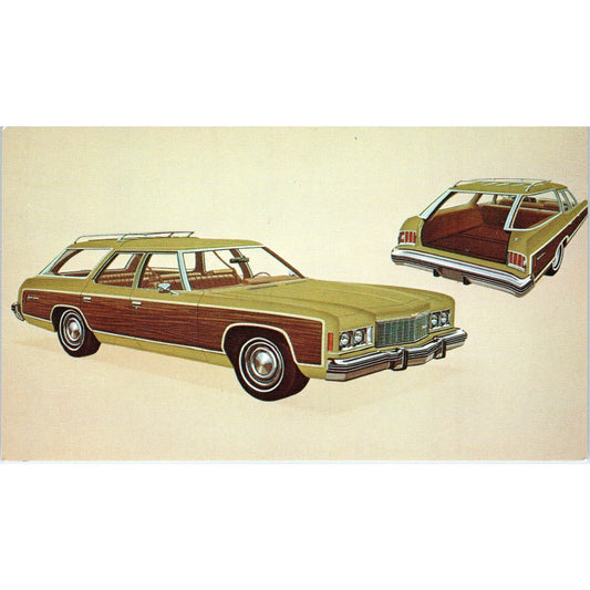 1974 Chevrolet Chevy Caprice Estate Station Wagon Vintage Postcard PC2
