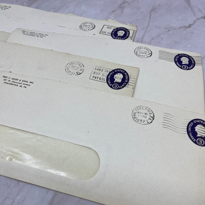 1950s Lot of Fred C. Good & Sons Inc Philadelphia PA Envelopes L4-4-16