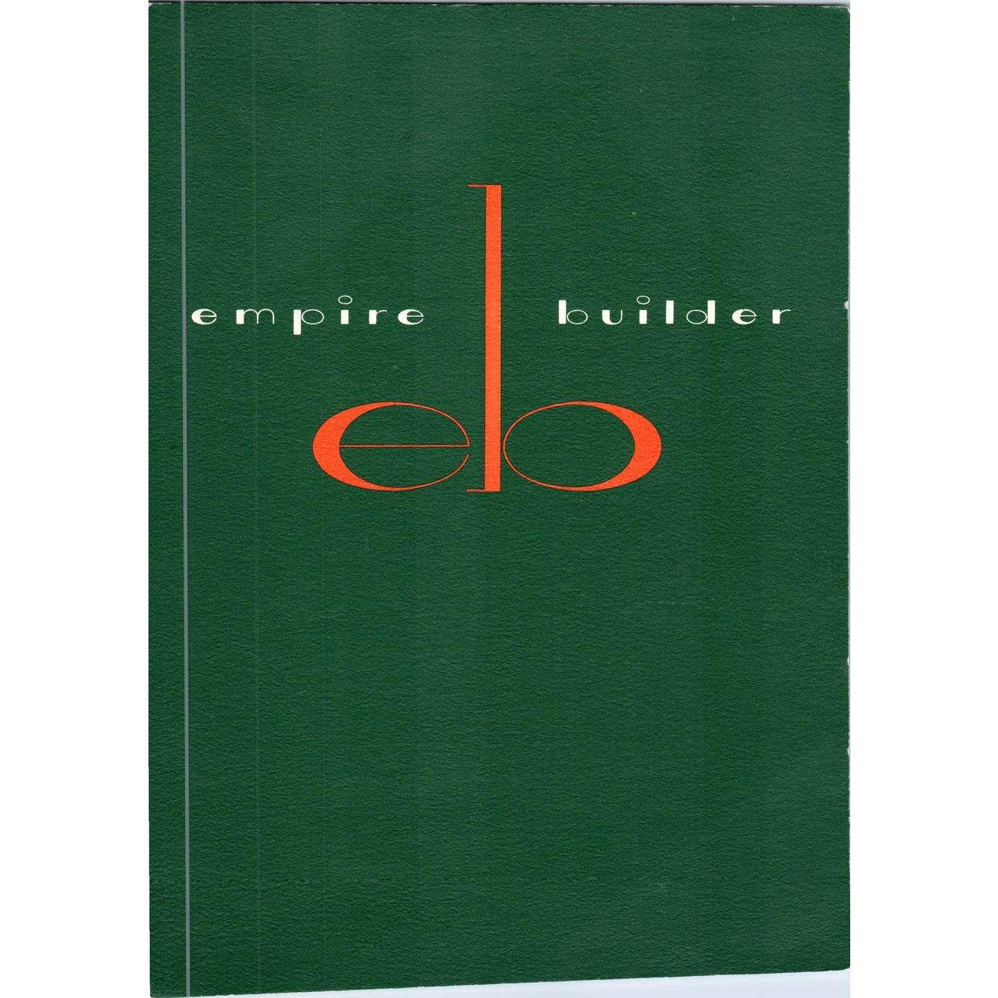 1954 Empire Builder Restaurant Menu James J. Hill St. Paul Minnesota D10