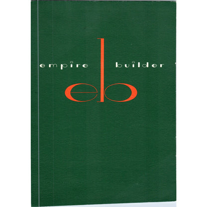 1954 Empire Builder Restaurant Menu James J. Hill St. Paul Minnesota D10