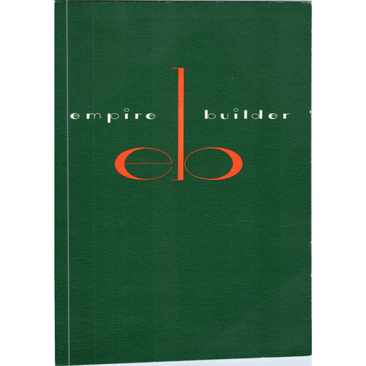 1954 Empire Builder Restaurant Menu James J. Hill St. Paul Minnesota D10