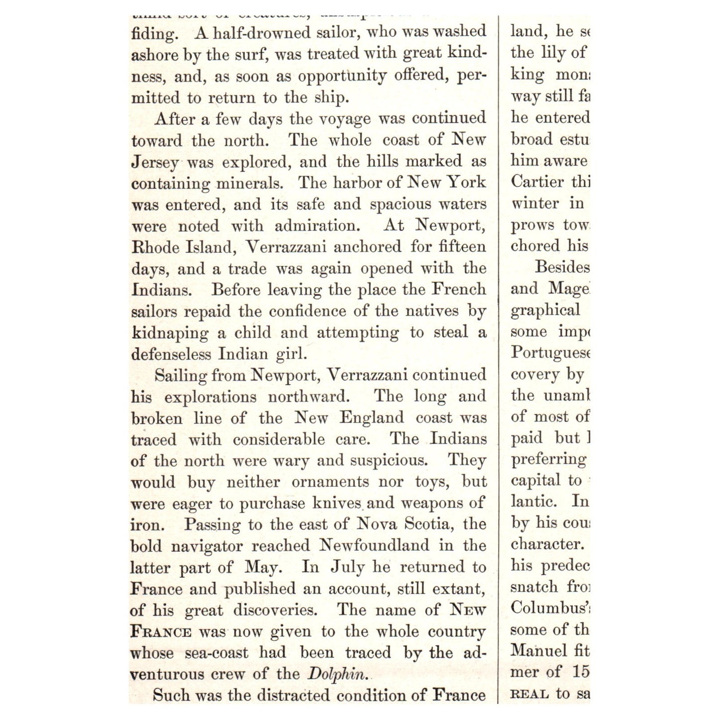 Cabot on the Shore of Labrador E. Bayard 1911 Engraving Print AF5-8
