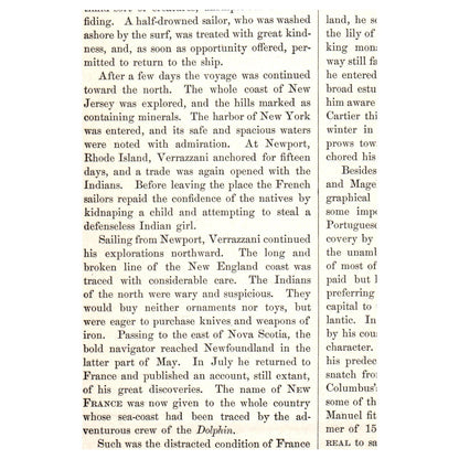 Cabot on the Shore of Labrador E. Bayard 1911 Engraving Print AF5-8