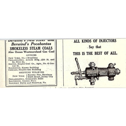 Baldwin Locomotive Works Philadelphia PA 1914 Original Ad AF3-10