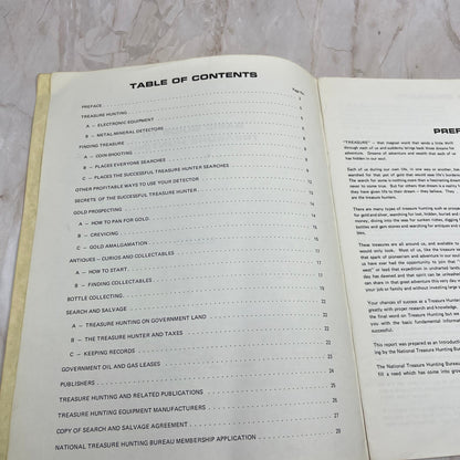 1975 Basic Guide to Treasure Hunting How and Where Metal Detecting Bottles M18
