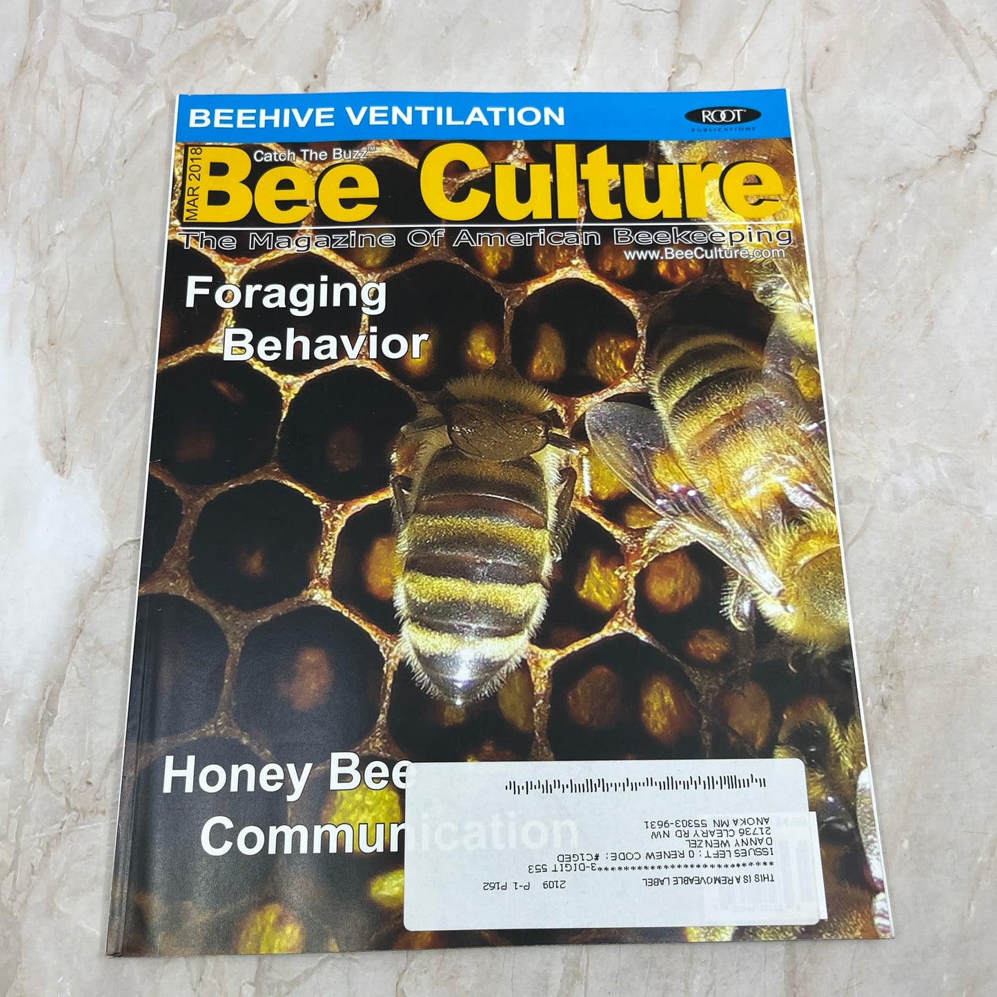 2018 Mar Bee Culture Magazine Magazine - Magazine of American Beekeeping M7