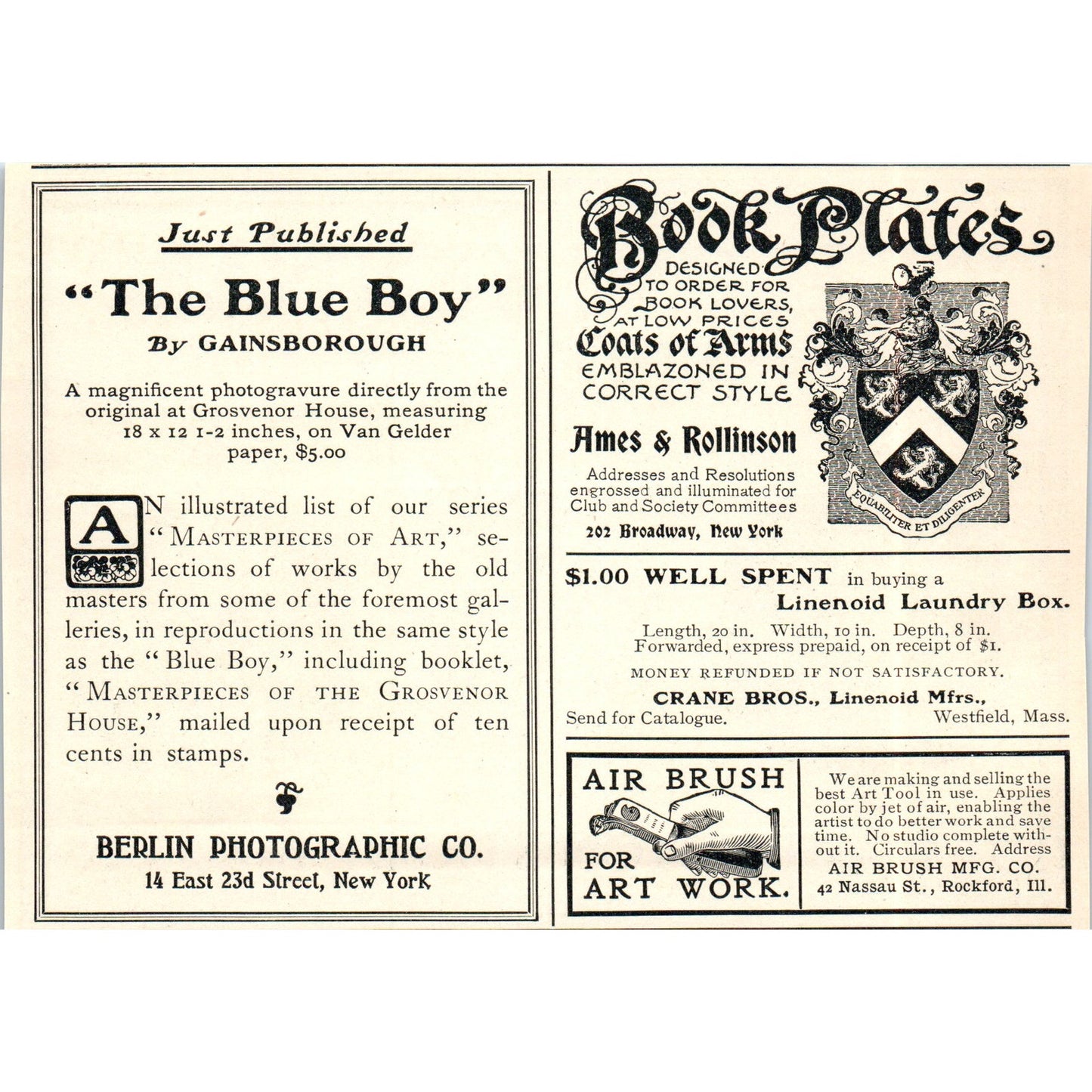 Bigelow, Kennard & Co Fine Jewelry Boston 1900 Victorian Ad AB8-MA5