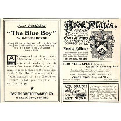 Bigelow, Kennard & Co Fine Jewelry Boston 1900 Victorian Ad AB8-MA5