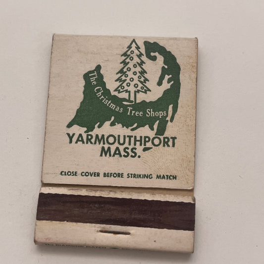 The Christmas Tree Shops Yarmouth Port MA Vintage Matchbook Cover TB8-MB2-4