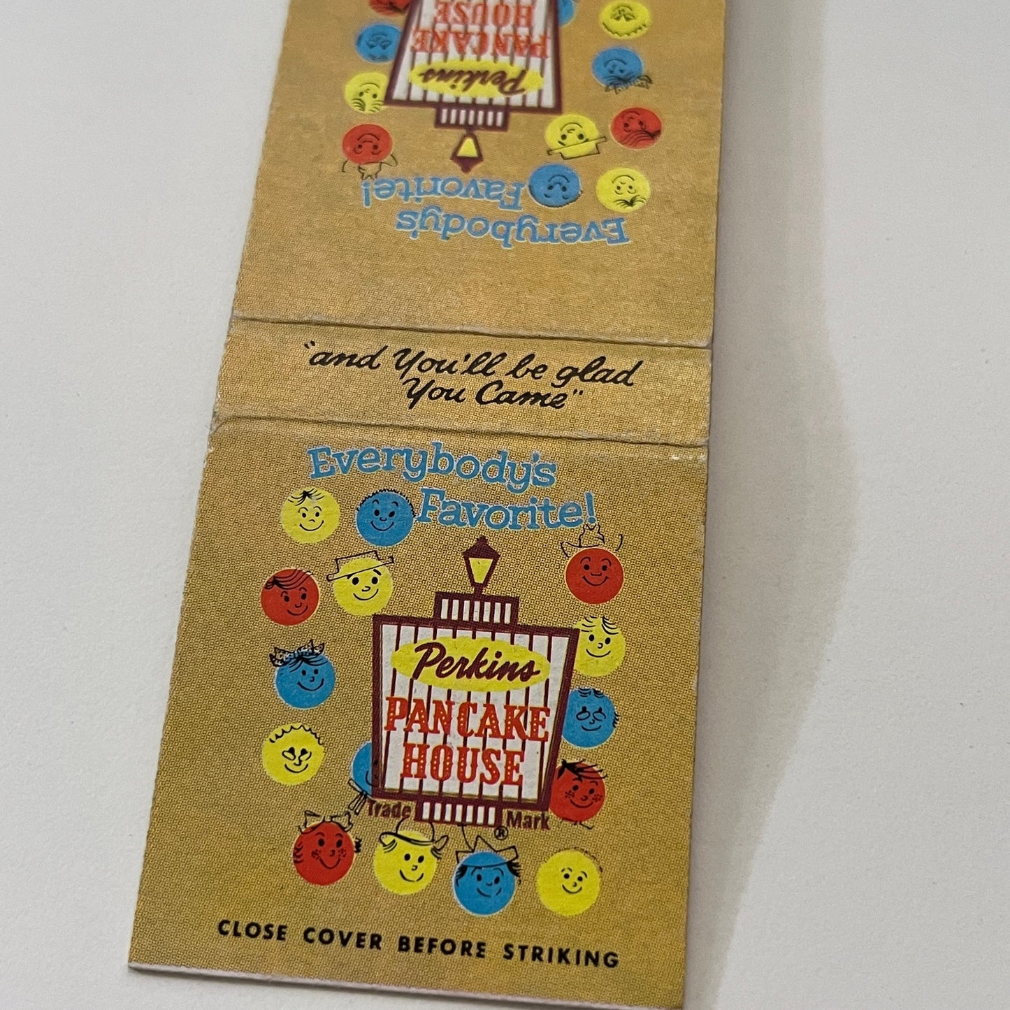 Perkins Pancake House Restaurant Vintage Matchbook Cover TB6-MB2-1