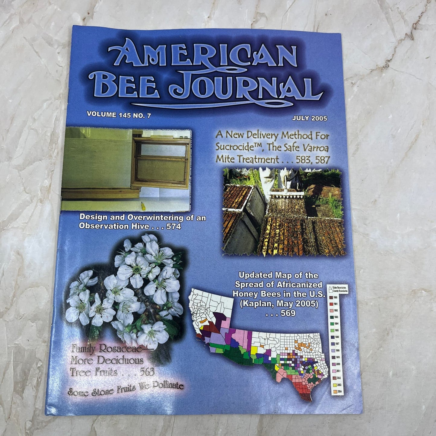 2005 July American Bee Journal Magazine Bees Beekeeping Honey M7