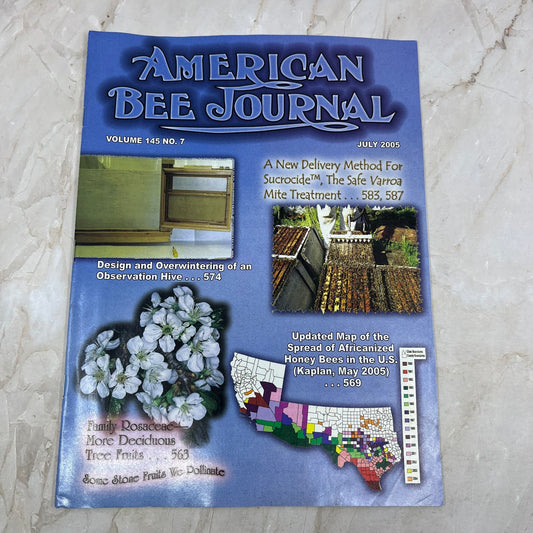 2005 July American Bee Journal Magazine Bees Beekeeping Honey M7
