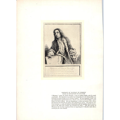 Gersaint's Sign-Board - Watteau c1905 Art Print D13