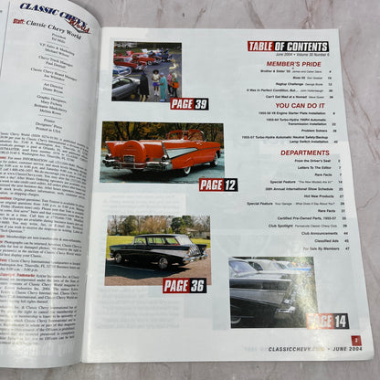Twin '55s - '55, '56, '57 Classic Chevy World Magazine - June 2004 M29