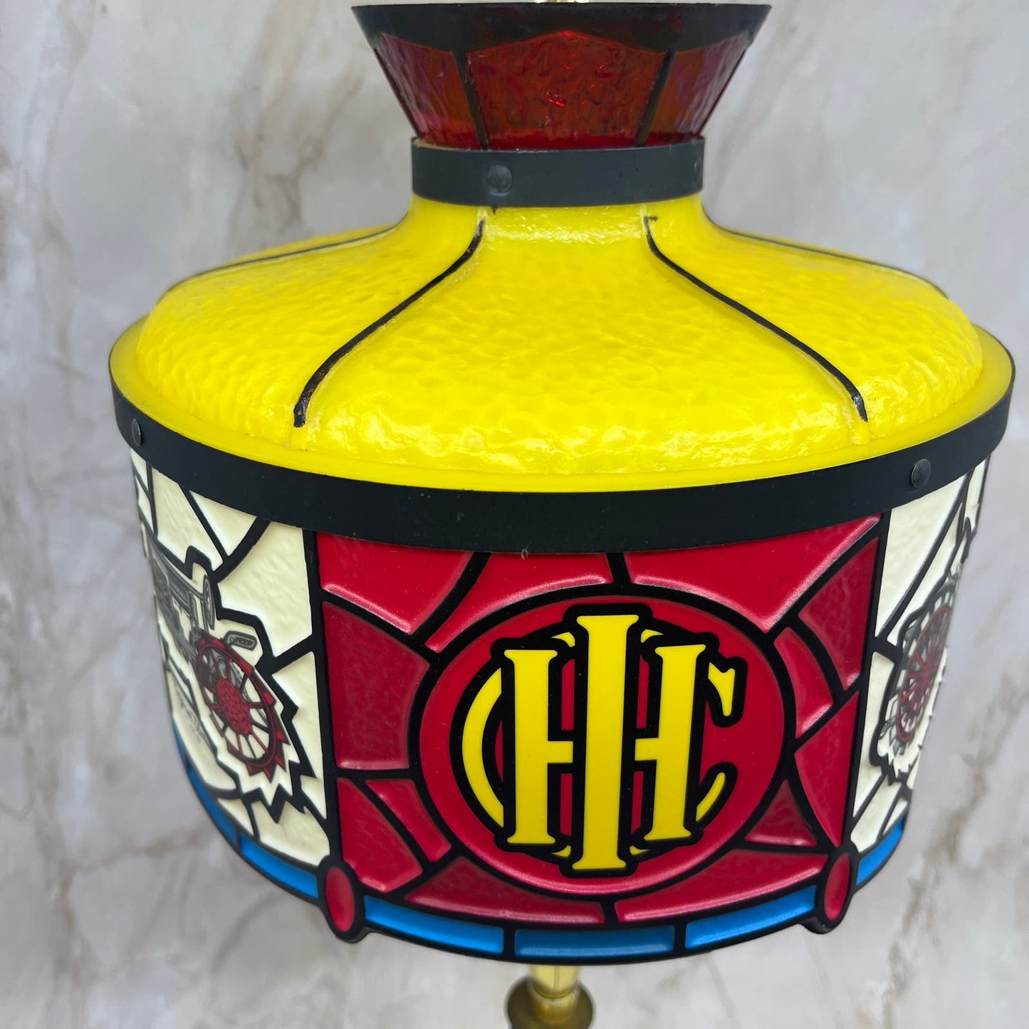 1970s IH International Harvrster Table Lamp Adjustable McCormick Deering WORKS