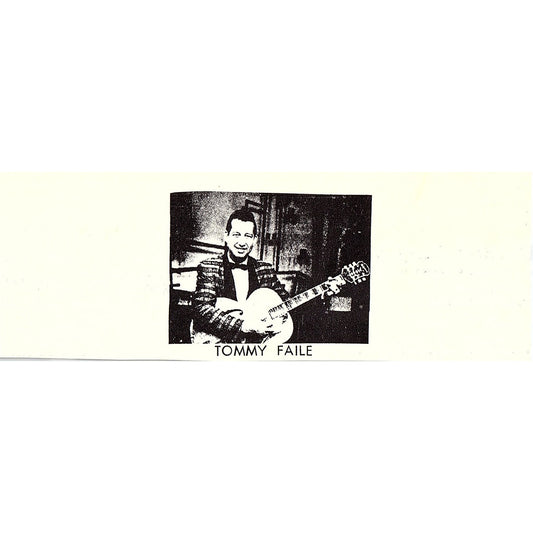 Photo of Tommy Faile Martinsville VA 1960s Ad AG2-5