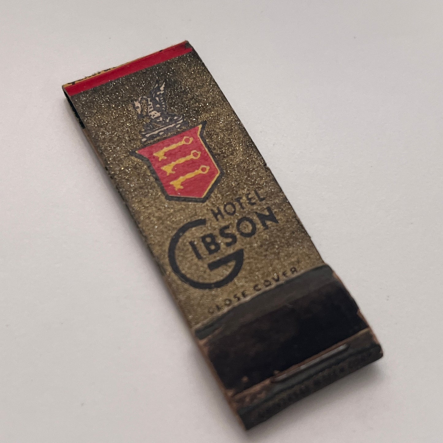 Hotel Gibson Cincinnati Randall Davis Vintage Matchbook Cover TB8-MB-5