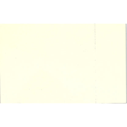 1950s White Beauty Bungalows Guest Registration Blank Card Estes Park CO AF9-H2