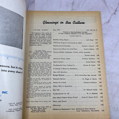 1972 May - Gleanings in Bee Culture Magazine - Bees Beekeeping Honey M33